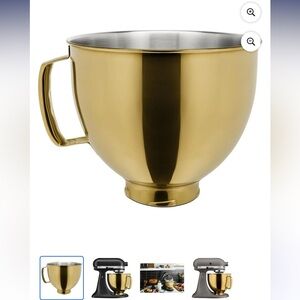 KitchenAid Shiny Gold Mixing Bowl